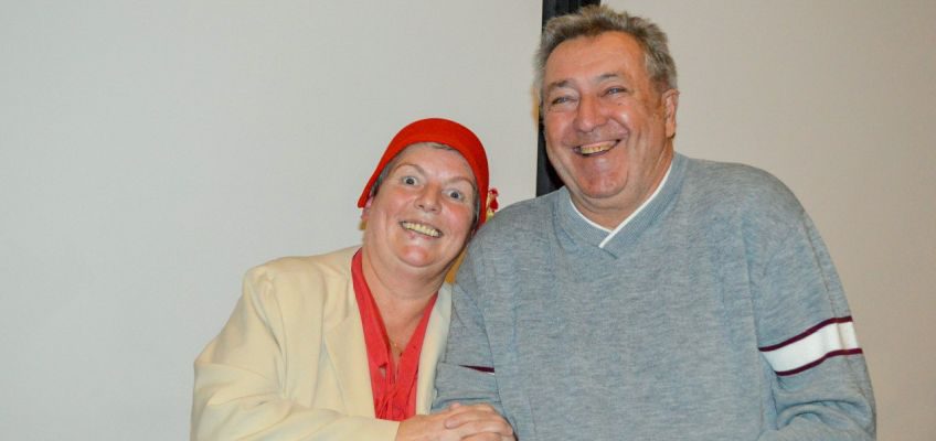 Josefine Lemke, alias Erna Schmidtke-Hübenstein mit Andreas Berger